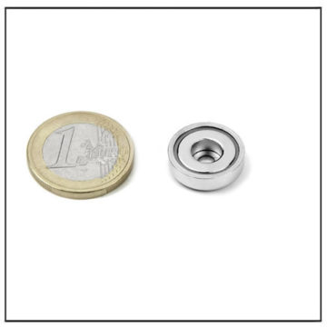 pot magnet with cylindrical borehole pot magnet with cylindrical borehole