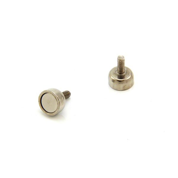Small Pot Magnet with External Thread