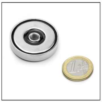 Strong Cup Magnet with Threaded Hole Ø36mm