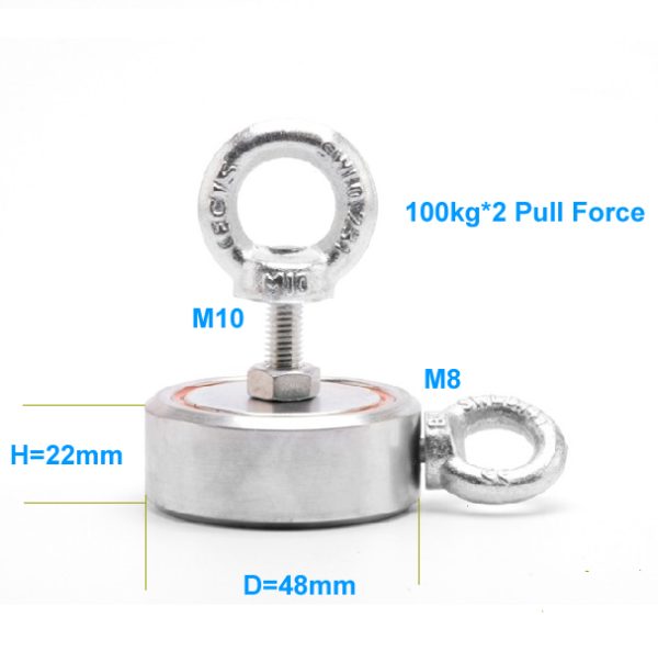 100kg-Two-sides-Search-Neodymium-Magnets-size-drawing