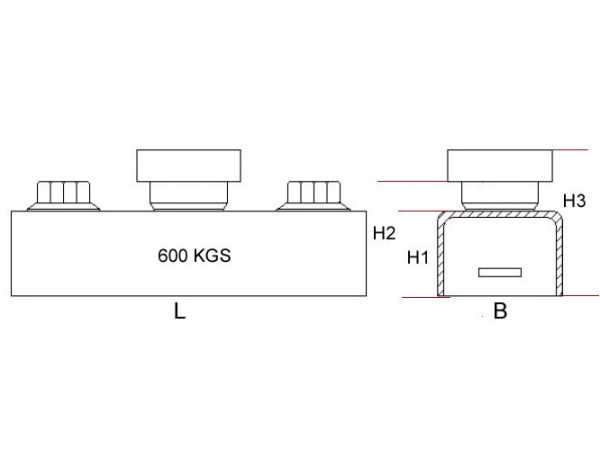 600kgs-Shuttering-Magnet-Drawing