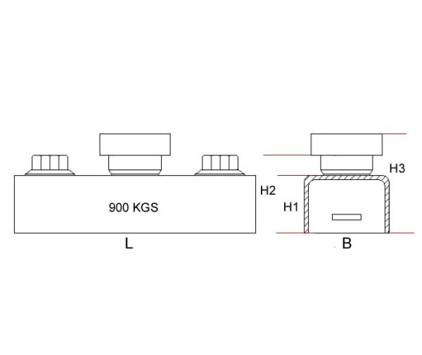 900kgs-Shuttering-Magnet-Drawing