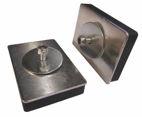 Rubber Covered Magnet Plate Holder with Thread Stud Rubber Covered Magnet Plate Holder with Thread Stud
