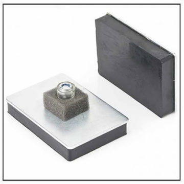 Rubber Covered Magnetic Mounting Pad MagPad-3