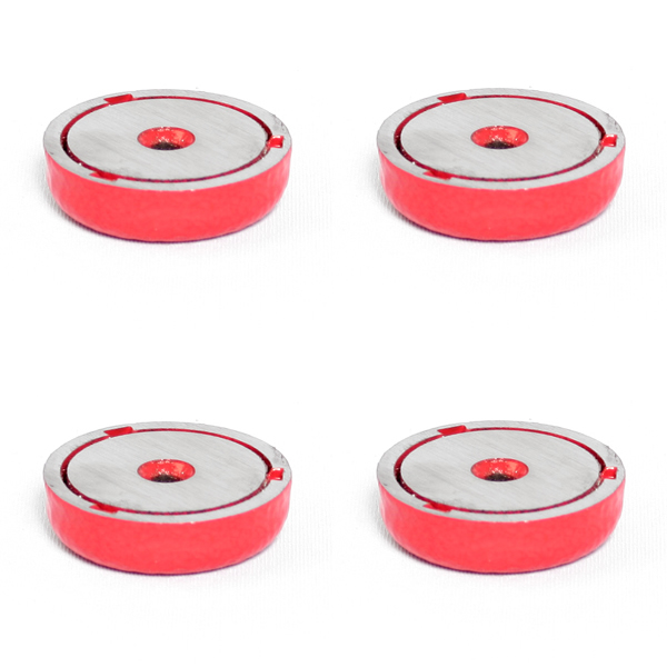 16x Heavy Duty 32mm 25kg Neo Countersunk Shallow Pot Magnets – Industrial Latches